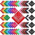 Handepo 150 Pcs Bandanas Bulk,Fresh Color