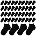 Handepo 50 Pairs Toddler Kids Ankle Socks Bulk