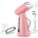 HomeBasic 900W Handheld Garment Steamer for Clothes | Vertical Steamer | 30 Sec Fast Heating | SS Soleplate | 100ml Water Tank | Steam Iron for Clothes | Travel Friendly