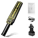 Handheld Metal Detector Wand, Rechargeable Security Scanner with Adjustable Sensitivity, Detect All Metals (with Built-in Battery and Charging Line)
