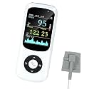 Handheld pulse oximeter Adult Finger Spot-Checking with respiration Rate Monitor, USB Rechargeable,Adjustable pulse and SpO2 level alarm