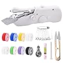 Handheld Sewing Machine for Beginners,Mini Sewing Machines for Quick Stitching,Practical Sewing Tool Portable Sewing Machine Suitable for Home,Travel and DIY,Electric sewing machine