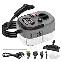 Handheld Steam Cleaner, BPA-Free Pressurized Steamer with 3 Brush Heads, Portable Steam Cleaner for Home, Car, Upholstery, Tile &amp; Grout