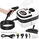 Handheld Steam Cleaner, 2500W Pressurized Steam Cleaner with 3 Brush Heads, Portable Steam Cleaner for Home, Car, Furniture, Kitchen, Bathroom and Wall, Blue