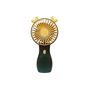 handheld usb charging portable desktop mini fan with light - stay cool anywhere  ideal for home office desktop table outdoor green