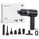 Handheld Vacuum Cordless, 28000Pa Handheld Vacuum Cordless with HEPA Filter, Lightweight USB Rechargeable Mini Vacuum for Car, Home, Pet Hair, Dust, Crumbs (Black)