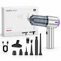 Handheld Vacuum Cordless, 28000Pa Powerful Portable Vacuum Cleaner with HEPA Filter, Lightweight USB Rechargeable Mini Vacuum for Car, Home, Pet Hair, Dust, Crumbs (White)