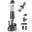 Handheld Vacuum Cordless 25000Pa Car Vacuum 3-in-1 Handheld Vacuum, Includes Smart Display and Charging Base Hand Vac Cordless Rechargeable One-Touch Empty for Home/Pet/Car (White)