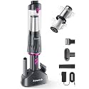 Handheld Vacuum Cordless Car Vacuum Cleaner Powerful Suction Car Vacuum Lightweight Portable Rechargeable Hand Held Vacuum Cleaner One-Touch Empty with HEPA Filter (Neon Purple)