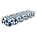 Handicrafts Home Handmade Marquet Indigo Decorative Jewelry Box Organizer – Keepsakes, Trinkets, and Home Decor – Antique Coffee Table Storage, Memory Box, Farmhouse Style Decor, 10x2.5x1.5