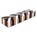 Handicrafts Home Handmade Marquet Cosmo Collection Decorative Jewelry Box Organizer – Keepsakes, Trinkets, and Home Decor – Antique Coffee Table Storage, Memory Box, Farmhouse Style Decor, 10x2.5x1.5