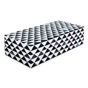 handicrafts home handmade marquet prism collection decorative jewelry box organizer  keepsakes trinkets and home decor  antique coffee table storage memory box farmhouse style decor 10x45x25