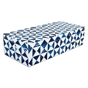 handicrafts home 10x45x25 handmade decorative boxes marquet collection storage organizer with lids aesthetic decor memory box marquet indigo