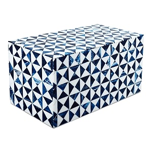 handicrafts home 10x5x5 handmade decorative boxes marquet collection storage organizer with lids aesthetic decor memory box marquet indigo