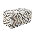 Handicrafts Home Handmade Marquet Array Collection Decorative Jewelry Box Organizer – Keepsakes, Trinkets, and Home Decor – Antique Coffee Table Storage, Memory Box, Farmhouse Style Decor, 10x5x5