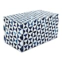 Handicrafts Home 10X5X5 Handmade Decorative Boxes Marquet Collection Storage Organizer with Lids Aesthetic Decor Memory Box, Marquet Indigo