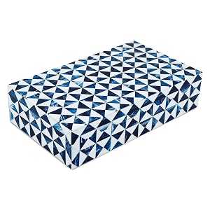 handicrafts home handmade marquet prism collection decorative jewelry box organizer  keepsakes trinkets and home decor  antique coffee table storage memory box farmhouse style decor 10x6x25