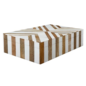 handicrafts home 10x6x25 handmade decorative boxes marquet collection storage organizer with lids aesthetic decor memory box marquet chevron