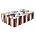 Handicrafts Home Handmade Marquet Cosmo Collection Decorative Jewelry Box Organizer – Keepsakes, Trinkets, and Home Decor – Antique Coffee Table Storage, Memory Box, Farmhouse Style Decor, 10x6x2.5