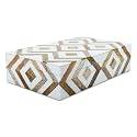 Handicrafts Home Handmade Marquet Array Collection Decorative Jewelry Box Organizer – Keepsakes, Trinkets, and Home Decor – Antique Coffee Table Storage, Memory Box, Farmhouse Style Decor, 10x6x2.5