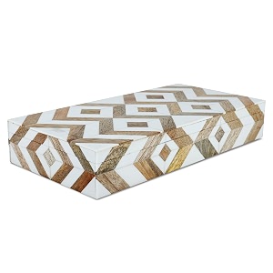 handicrafts home handmade marquet array collection decorative jewelry box organizer  keepsakes trinkets and home decor  antique coffee table storage memory box farmhouse style decor 12x6x2