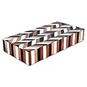 Handicrafts Home Handmade Marquet Cosmo Collection Decorative Jewelry Box Organizer – Keepsakes, Trinkets, and Home Decor – Antique Coffee Table Storage, Memory Box, Farmhouse Style Decor, 12x6x2