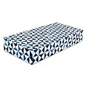 Handicrafts Home 12X6X2 Handmade Decorative Boxes Marquet Collection Storage Organizer with Lids Aesthetic Decor Memory Box, Marquet Indigo