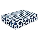 Handicrafts Home 5X7X1.5 Handmade Decorative Boxes Marquet Collection Storage Organizer with Lids Aesthetic Decor Memory Box, Marquet Indigo