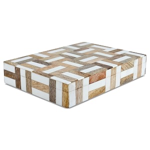 handicrafts home handmade marquet chase collection decorative jewelry box organizer  keepsakes trinkets and home decor  antique coffee table storage memory box farmhouse style decor 6x8x15