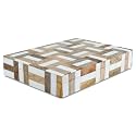 Handicrafts Home Handmade Marquet Chase Collection Decorative Jewelry Box Organizer – Keepsakes, Trinkets, and Home Decor – Antique Coffee Table Storage, Memory Box, Farmhouse Style Decor, 6x8x1.5