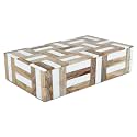 Handicrafts Home Decorative Keepsake Box 8x5 – Small Organizer Box with Lid, Boho Decorative Storage, Retro Memory Box, Unique Coffee Table Décor, Jewelry or Trinket Box, Modern Shelf Decorative Box