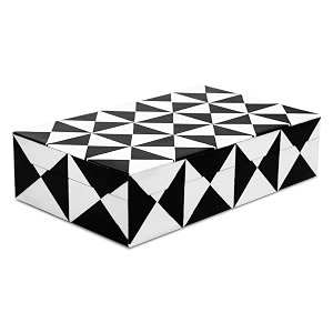 handicrafts home handmade triangle-bampw collection decorative jewelry box organizer  keepsakes trinkets and home decor  antique coffee table storage memory box farmhouse style decor 10x6x25
