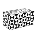 Handicrafts Home Handmade Triangle-B&amp;W Collection Decorative Jewelry Box Organizer – Keepsakes, Trinkets, and Home Decor – Antique Coffee Table Storage, Memory Box, Farmhouse Style Decor, 10x5x5