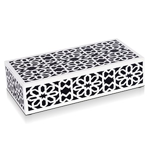 handicrafts home decorative box - handmade jewelry organizer box with lid - keepsake box for home decor jewelry accessories collectibles - modern wooden storage box - shiraz 12x6x2 inch