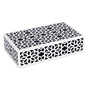 handicrafts home decorative box - handmade jewelry organizer box with lid - keepsake box for home decor jewelry accessories collectibles - modern wooden storage box - shiraz 8x5x2 inch