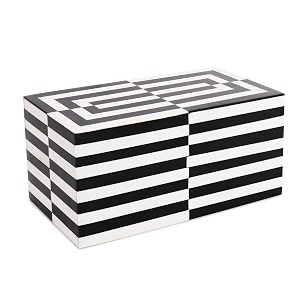 handicrafts home decorative box - handmade jewelry organizer box with lid - keepsake box for home decor jewelry accessories collectibles - modern wooden storage box - slide 10x5x5 inch