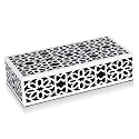 Handicrafts Home Decorative Box - Handmade Jewelry Organizer Box with Lid - Keepsake Box for Home Decor, Jewelry, Accessories, Collectibles - Modern Wooden Storage Box - Shiraz, 12X6X2 inch