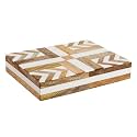 Handicrafts Home Handmade Patisserie Collection Decorative Jewelry Box Organizer – Keepsakes, Trinkets, and Home Decor – Antique Coffee Table Storage, Memory Box, Farmhouse Style Decor Adorn, 8x6x1.5