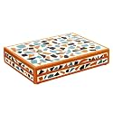 Handicrafts Home Decorative Box 8x6 – Photo Storage Box, Jewelry Organizer, Modern Decorative Storage Box with Lid, Bohemian Table Décor, Vintage Keepsake Box for Shelf or Coffee Table Decor