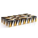 Handicrafts Home Decorative Box - Handmade Jewelry Organizer Box with Lid - Keepsake Box for Home Decor, Jewelry, Accessories, Collectibles - Modern Wooden Storage Box - Guild, 12X6X2 inch