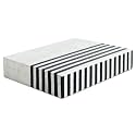 Handicrafts Home Handmade Mono Collection Decorative Jewelry Box Organizer – Keepsakes, Trinkets, and Home Decor – Antique Coffee Table Storage, Memory Box, Farmhouse Style Decor Lead, 8x6x1.5