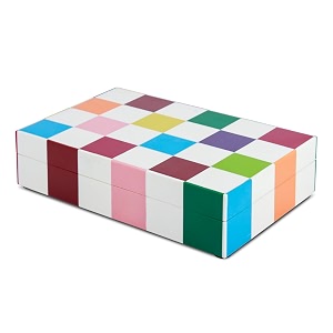 handicrafts home medley jester collection storage organizer decorative box multipurpose gift 8x5x2 inch