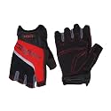 HANDLANDY Fingerless Work Gloves for Men, Half Finger Working Glove Grip Shock-Absorbing Breathable Uwrist TPR Anti-collision Gloves for Mens & Women (M)