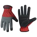 HANDLANDY Work Gloves for Men &amp; Women, Utility Mechanic Working Gloves Touch Screen, Flexible Gardening Gloves for Yard