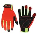 HANDLANDY Work Gloves for Men &amp; Women, Utility Mechanic Working Gloves Touch Screen, Flexible Gardening Gloves for Yard