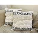 Handloom Cotton Cushion Covers Boho Designer