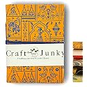 CRAFT JUNKY Handmade Art Journal Diary, 100 Pages