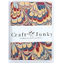CRAFT JUNKY Handmade Art Journal Diary, 100 Pages