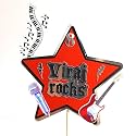 Handmade Music Theme Cake Topper – Custom Birthday Cake Decoration