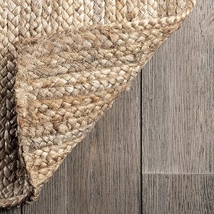 Handmade Natural Jute Cotton Natural Fibers Floor